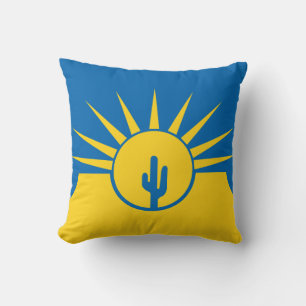 Flag of Mesa, Arizona Throw Pillow