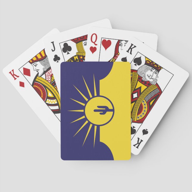 Flag of Mesa (Arizona, USA) Playing Cards (Back)