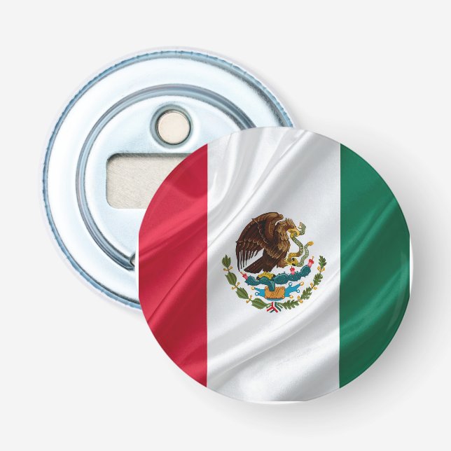 Flag of mexico bottle opener (Front)