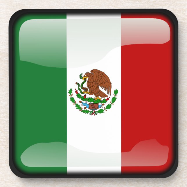 Flag of Mexico Coaster (Front)