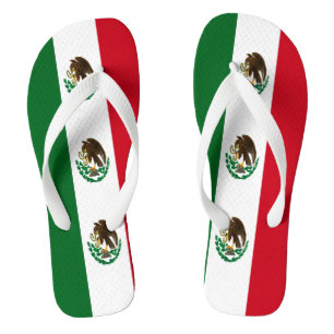 Flag of Mexico Flip Flops