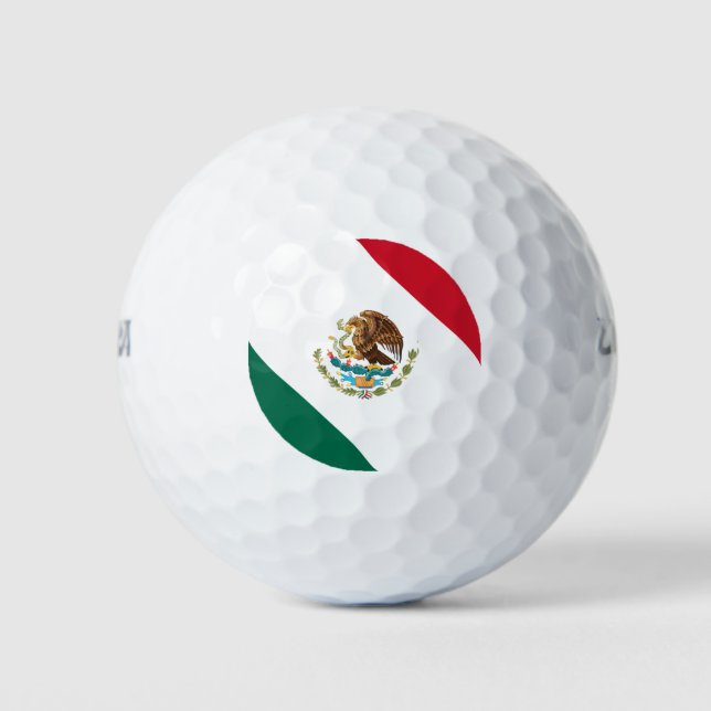 Flag of Mexico Golf Balls (Front)