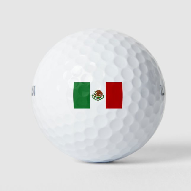Flag of Mexico Golf Balls (Front)