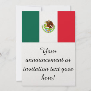 Flag of Mexico Invitation