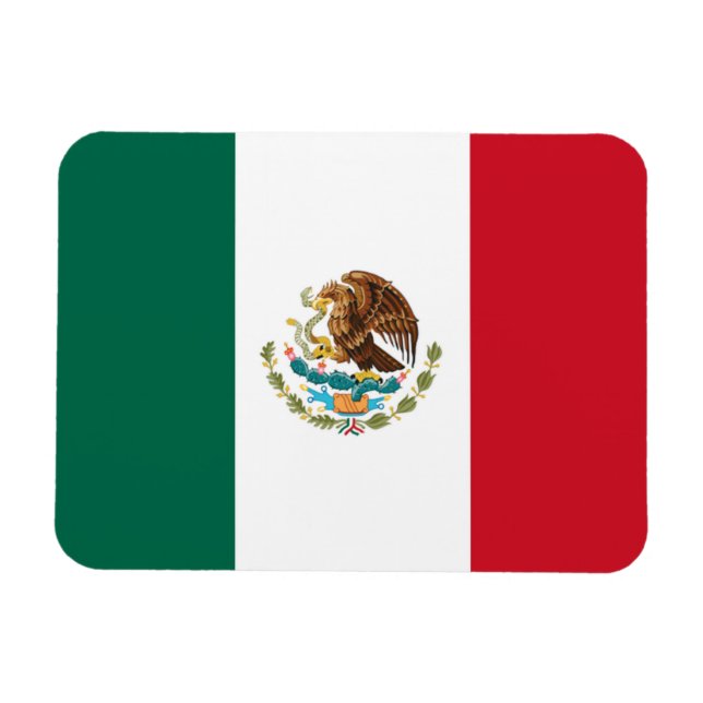 Flag of Mexico Magnet (Horizontal)