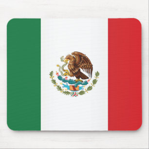 Flag of Mexico Mouse Mat