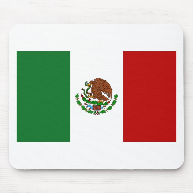 Flag of Mexico Mouse Mat (Front)