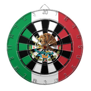 Flag of Mexico Multi Ring Art Dartboard