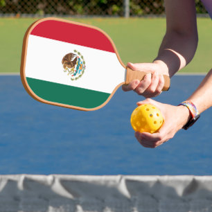 Flag of Mexico Pickleball Paddle