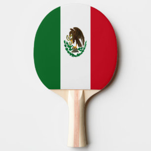 Flag of Mexico Ping Pong Paddle