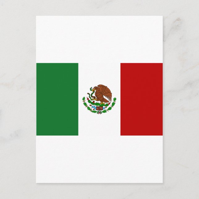 Flag of Mexico Postcard (Front)