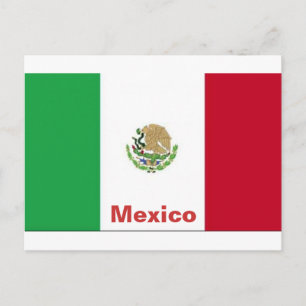 Flag of Mexico Postcard
