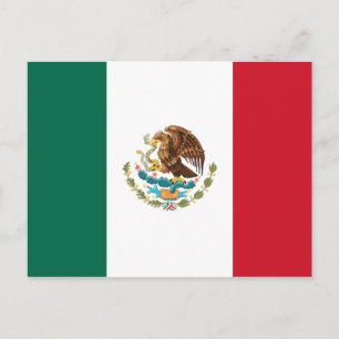 Flag of Mexico Postcard