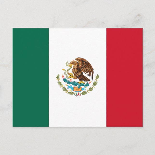 Flag of Mexico Postcard (Front)
