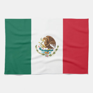 Flag of Mexico Tea Towel