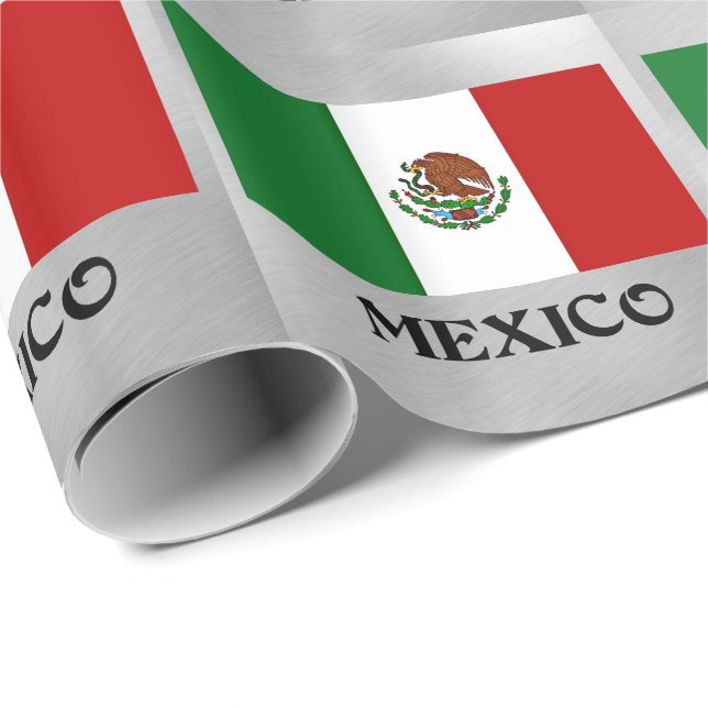 Flag of Mexico Wrapping Paper (Roll Corner)