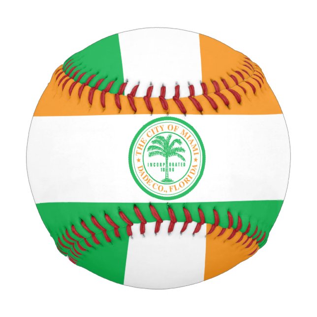 Flag of Miami, Florida Baseball (Front)