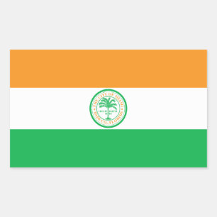 Flag of Miami, Florida Rectangular Sticker