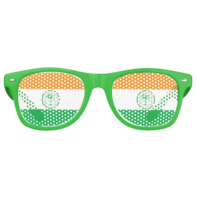 Flag of Miami, Florida Retro Sunglasses (Front)