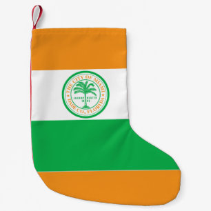 Flag of Miami, Florida Small Christmas Stocking