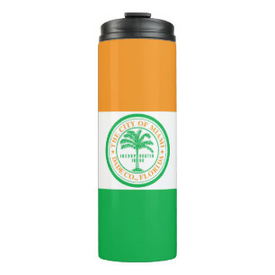 Flag of Miami, Florida Thermal Tumbler