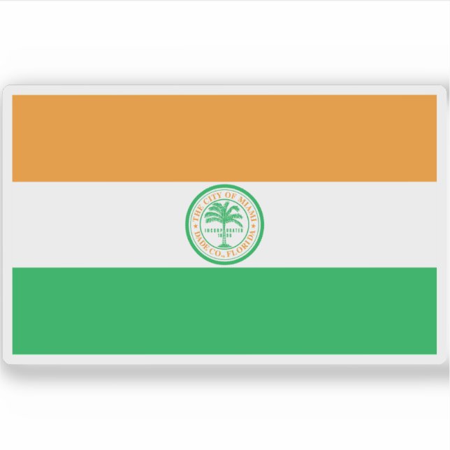 Flag of Miami, Florida, USA (Front)