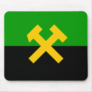 Flag of Miners and Mine Workers Mouse Mat