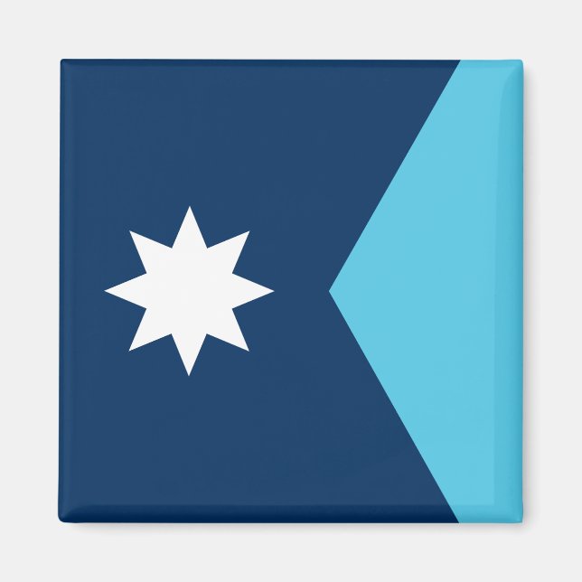 Flag of Minnesota Magnet (Front)