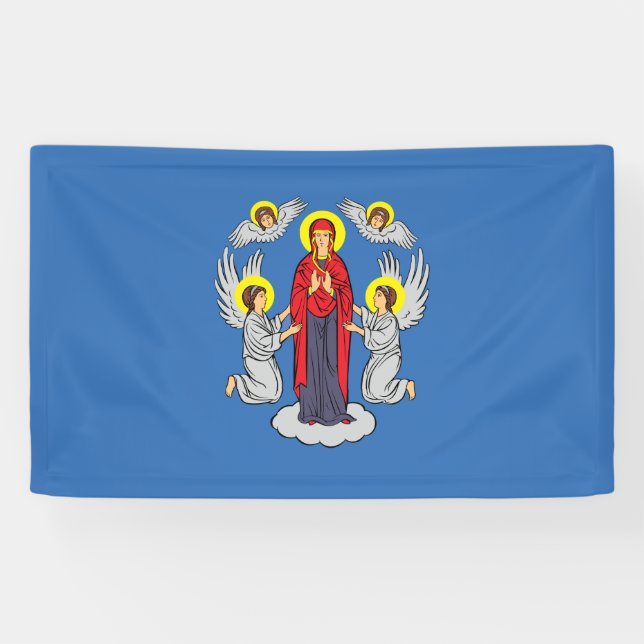 Flag of Minsk (Belarus) Banner (Horizontal)