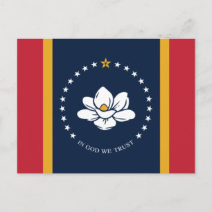 Flag of Mississippi (2020) Postcard