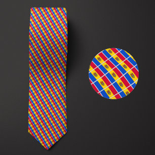 Flag of Moldova Pattern Tie