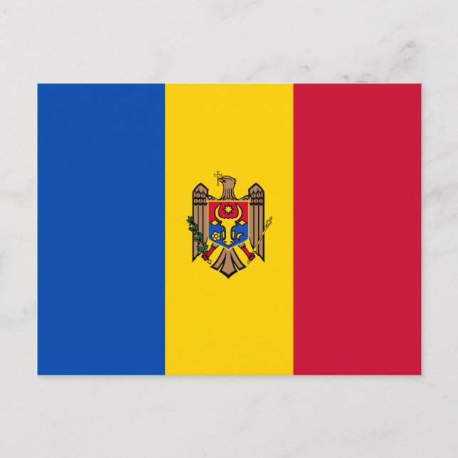 Flag of Moldova Postcard (Front)