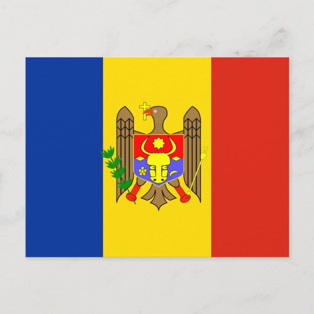 Flag of Moldova Postcard (Front)