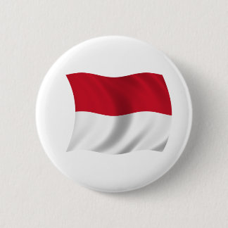Flag of Monaco 6 Cm Round Badge