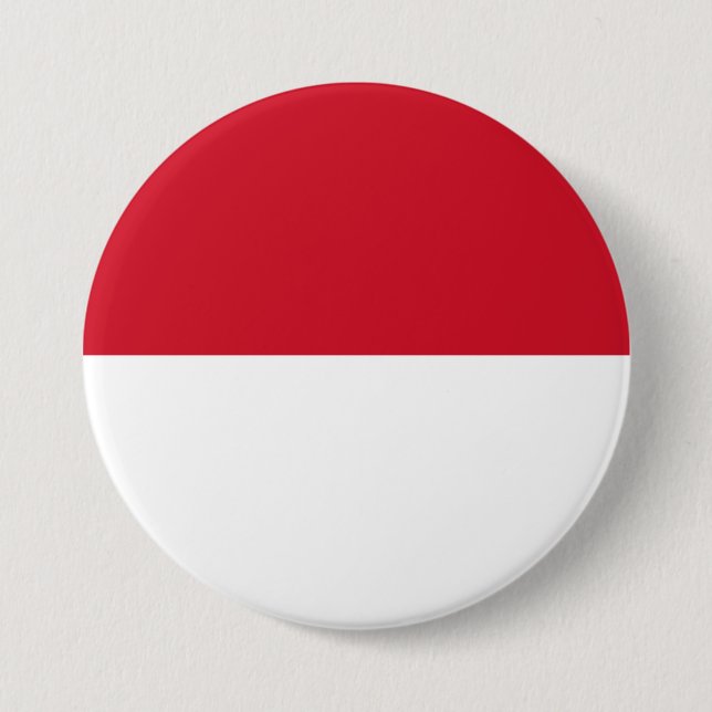 Flag of Monaco 7.5 Cm Round Badge (Front)