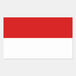 Flag of Monaco Rectangular Sticker
