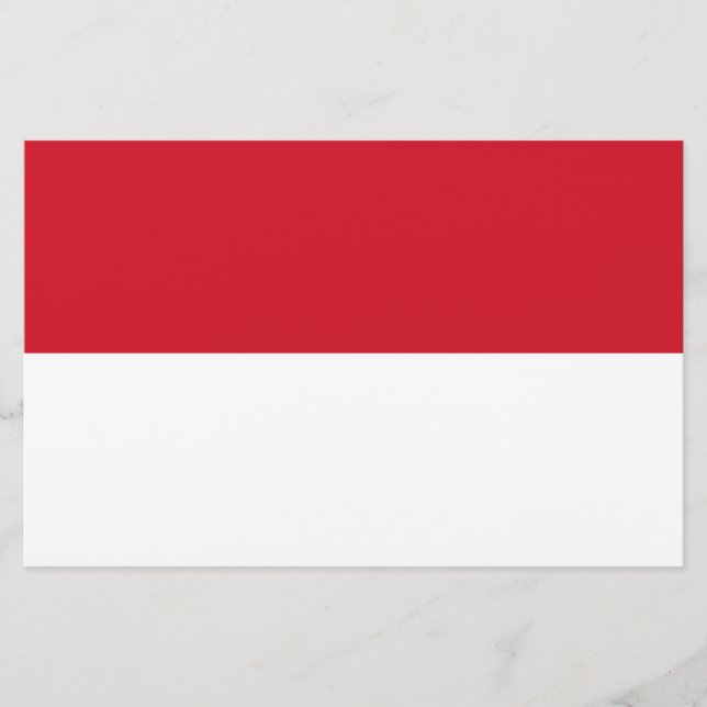 Flag of Monaco Stationery (Front)