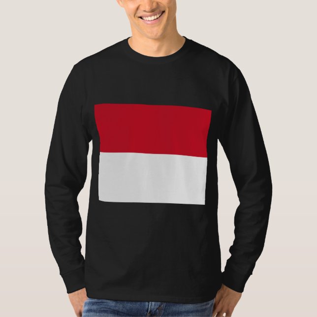 Flag of Monaco T-Shirt (Front)