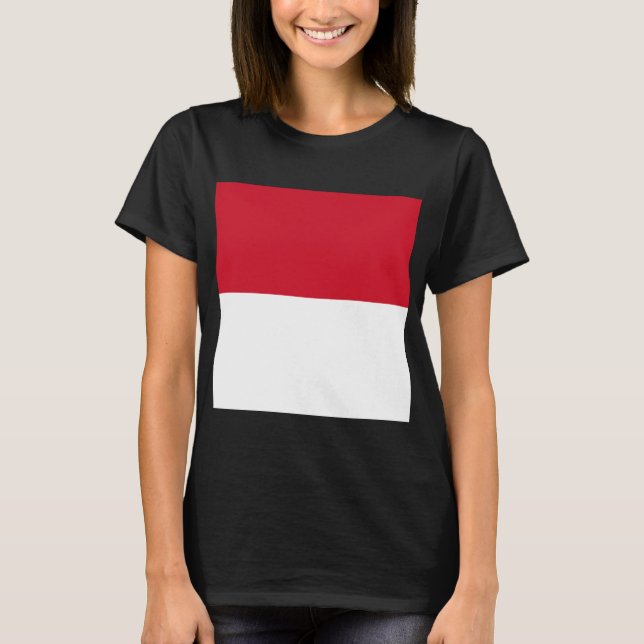 Flag of Monaco T-Shirt (Front)