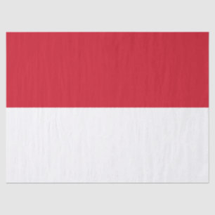 Flag of Monaco Tissue Paper