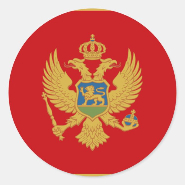 Flag of Montenegro Sticker (Front)