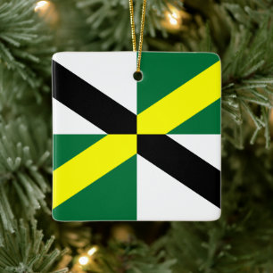 Flag of Monterey, California Ceramic Ornament