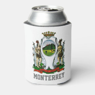 Flag of Monterrey, Nuevo León - MEXICO Can Cooler