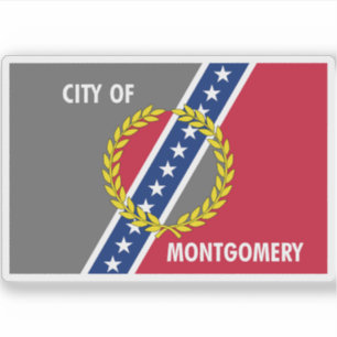 Flag of Montgomery, Alabama, USA