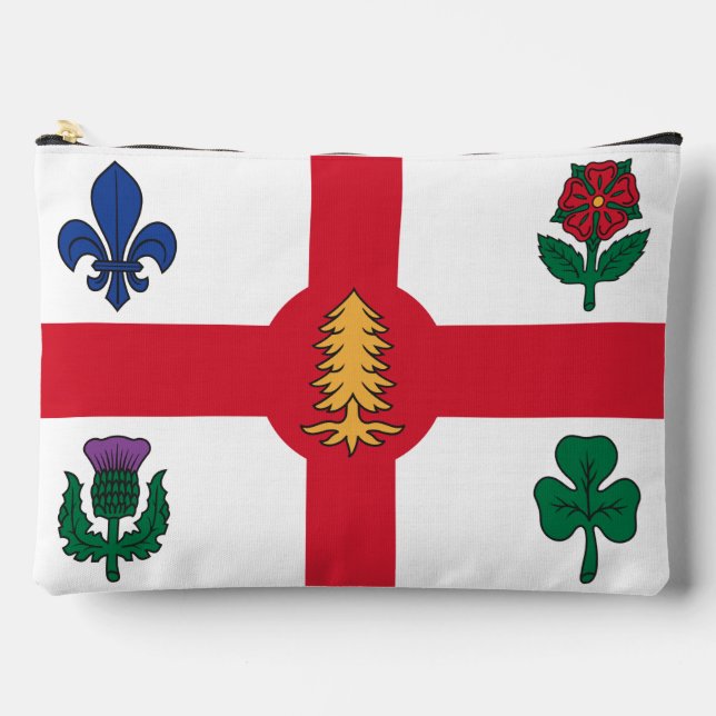 Flag of Montreal, Quebec Accessory Pouch (Front)