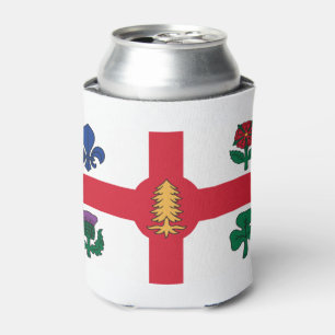 Flag of Montreal, Quebec Can Cooler