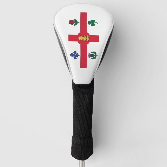 Flag of Montreal, Quebec Golf Head Cover (Front)