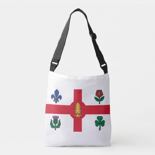 Flag of Montreal, Quebec Tote (Front)