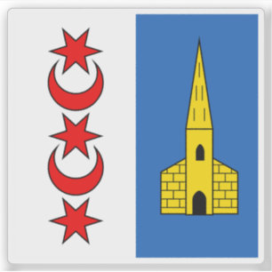 Flag of Montreux, Switzerland