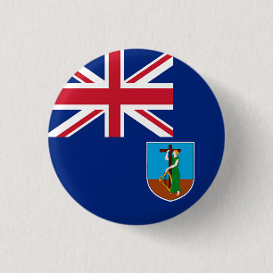 Flag of Montserrat 3 Cm Round Badge